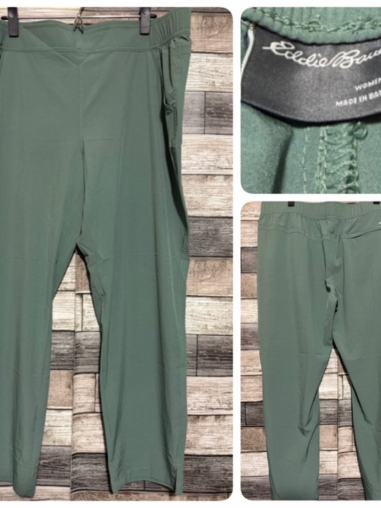 Eddie Bauer Pants - Eddie Bauer Traveler Ankle Pull On Hiking Pants Women’s XL Green (Inseam 27)